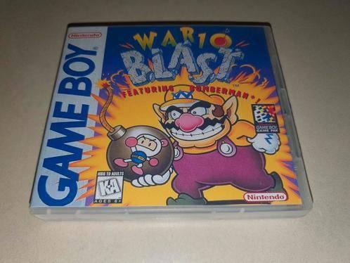 Wario Blast Game Boy GB Game Case, Spelcomputers en Games, Games | Nintendo Game Boy, Avontuur en Actie, Verzenden, 1 speler, Zo goed als nieuw