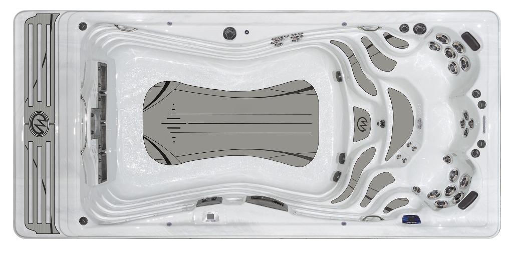 MasterSpas Zwemspa Michael Phelps Force Deep zwembad, Tuin en Terras, Zwembaden, 120 cm of meer, 200 tot 300 cm, Overige typen