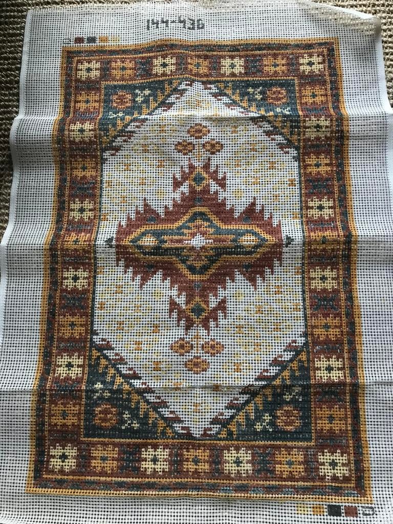 Voorbedrukt Smyrna stramien tapijt vloerkleed 63 x 98 cm, Ophalen of Verzenden, Nieuw, Patroon