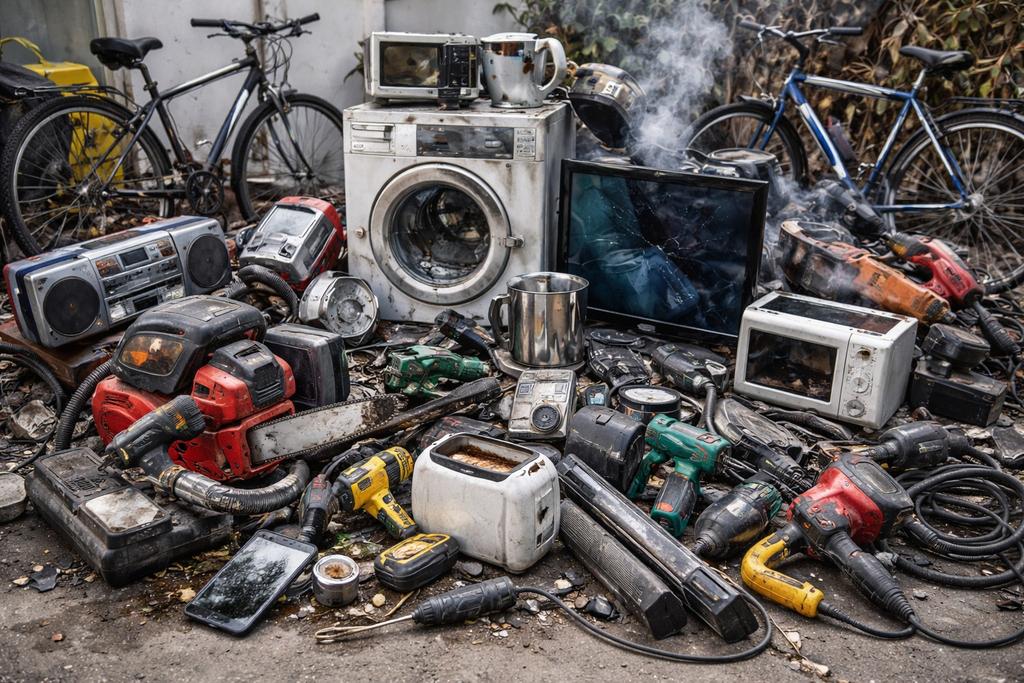 gezocht,defecte apparaten,gereedschap,oud ijzer,accu battery, Ophalen of Verzenden