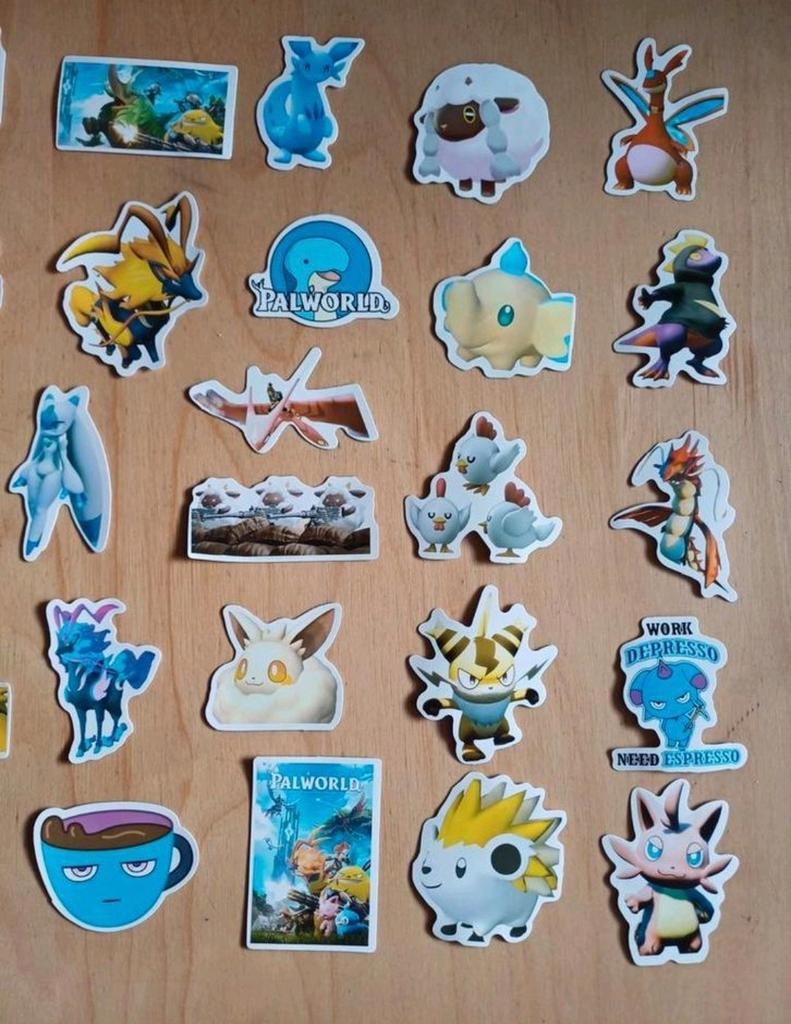 Palworld stickers, €0,20!!, Ophalen of Verzenden, Nieuw