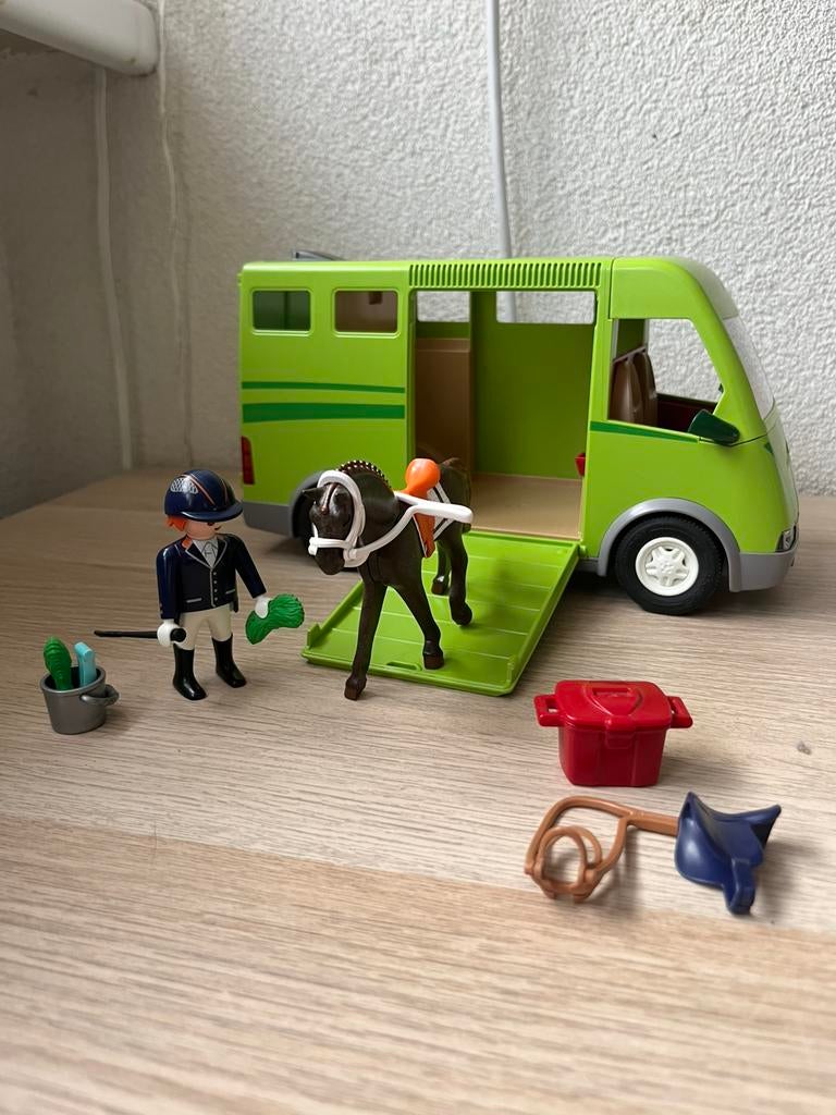 Playmobil paardenvrachtwagen 6928, Ophalen, Gebruikt