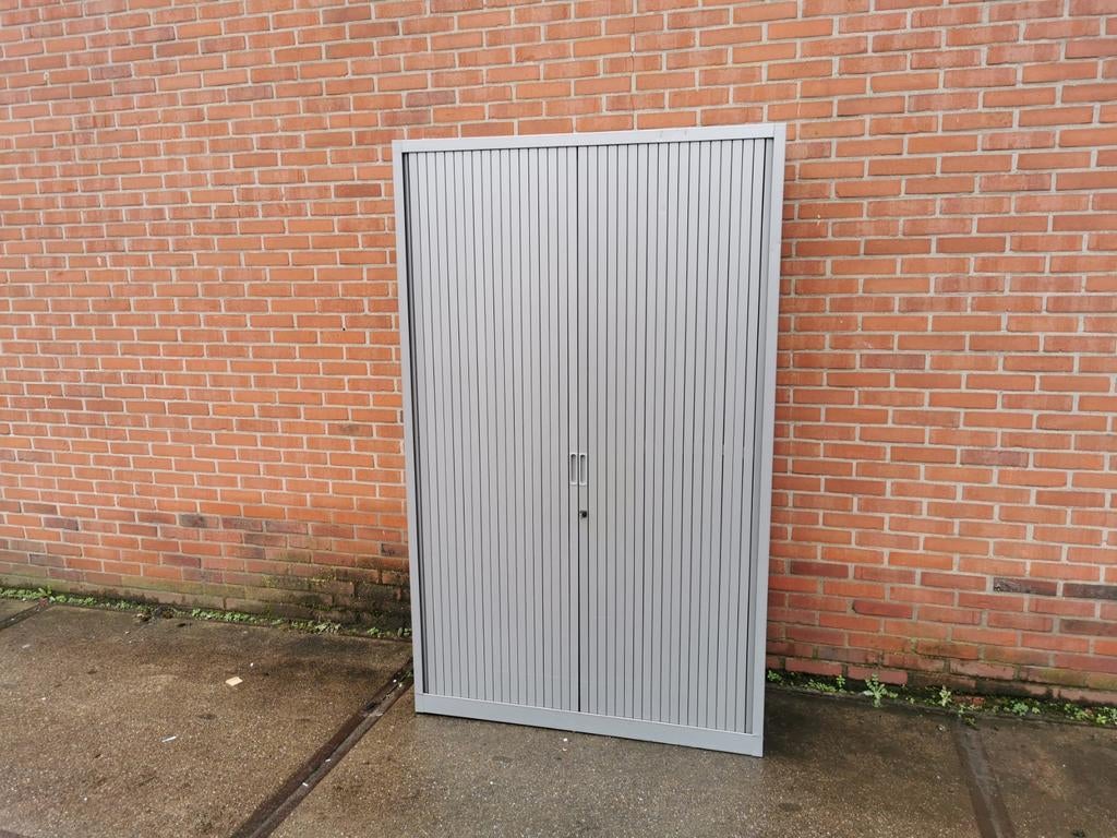 Aspa dossier / opberg /garagekast, Huis en Inrichting, Kasten | Roldeurkasten en Archiefkasten, Ophalen, Gebruikt, Met slot, Metaal