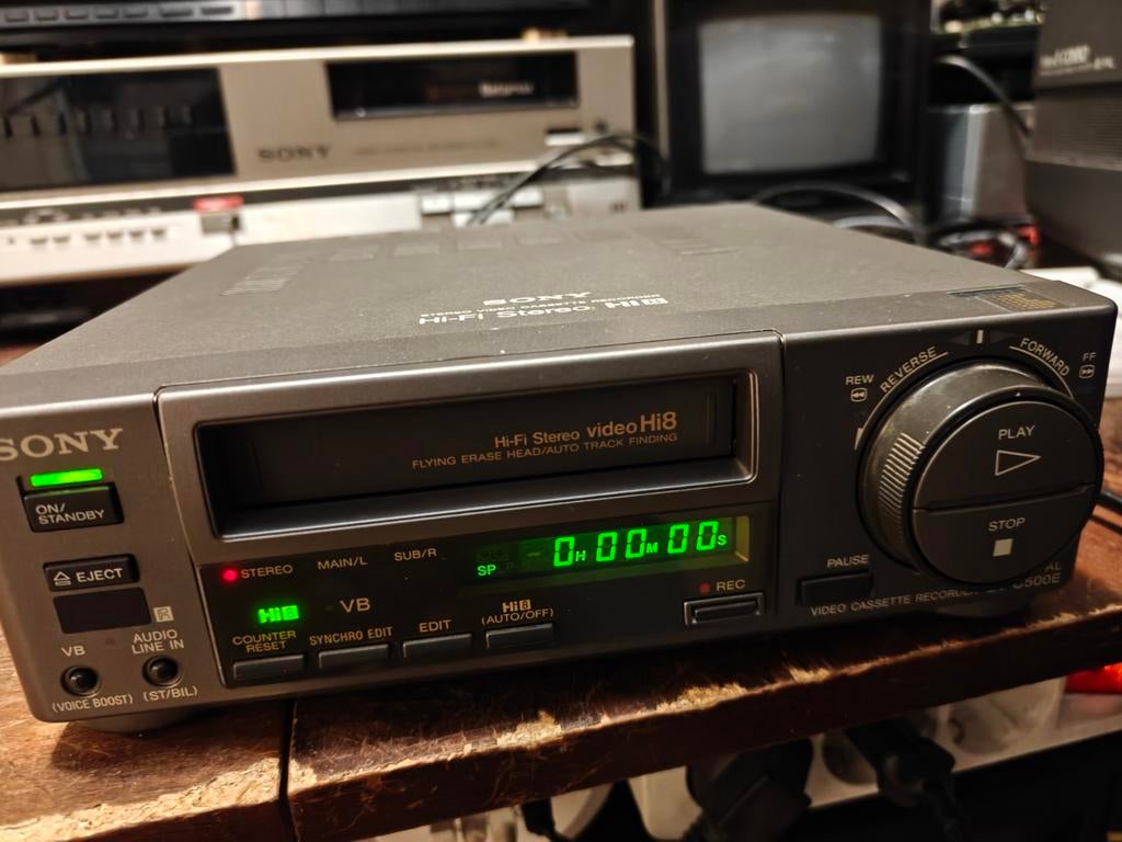 Sony EV-C500 Hi8 / Video8 Videorecorder, Ophalen of Verzenden