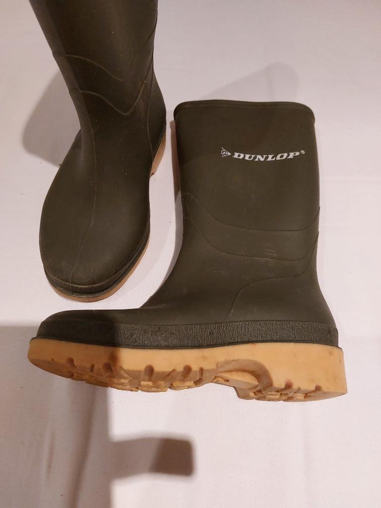 dunlop laarzen maat 30,  kleur groen, z.g.a.n., Ophalen of Verzenden, Jongen, Dunlop, Laarzen