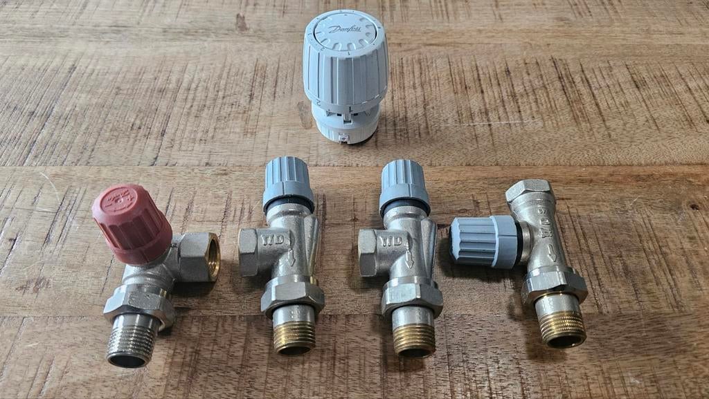 Thermostatisch radiatorkraan Danfoss, Verzenden, Nieuw, Minder dan 60 cm, Minder dan 30 cm