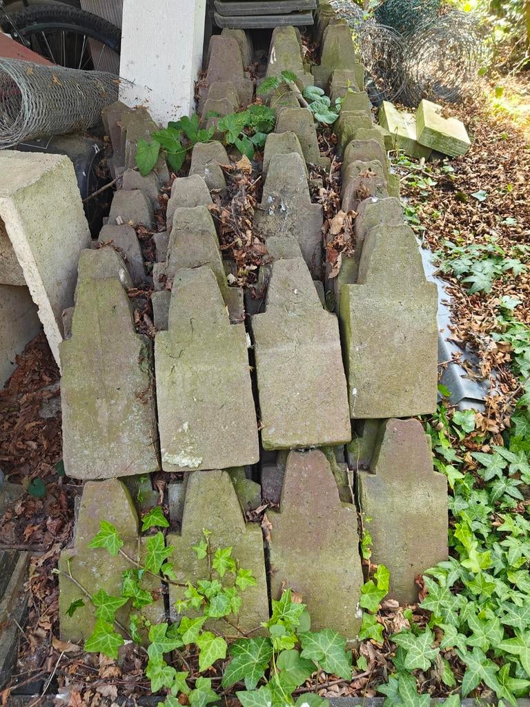 Antieke sier-bakstenen, Tuin en Terras, Ophalen, Overige typen, Zo goed als nieuw, Natuursteen