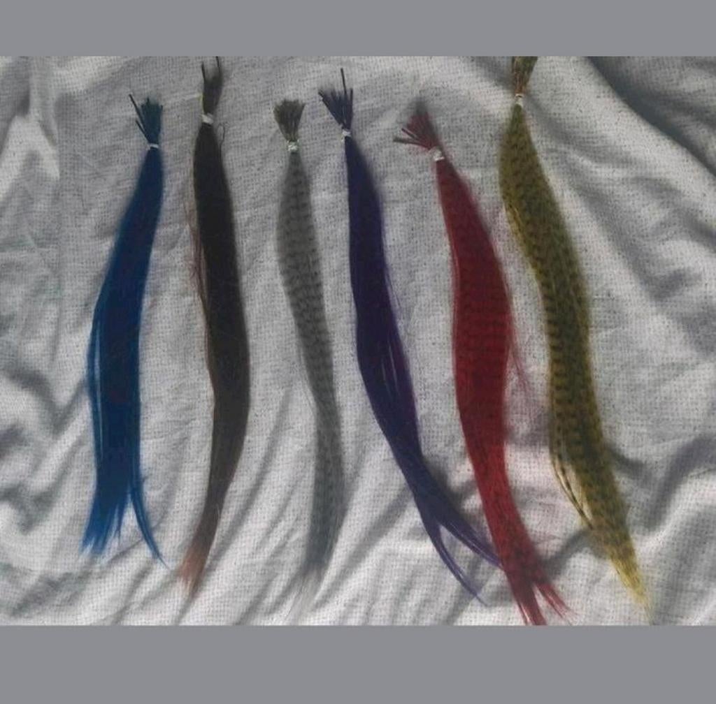 Feather extensions leuke kleuren // hair extensions, Ophalen of Verzenden