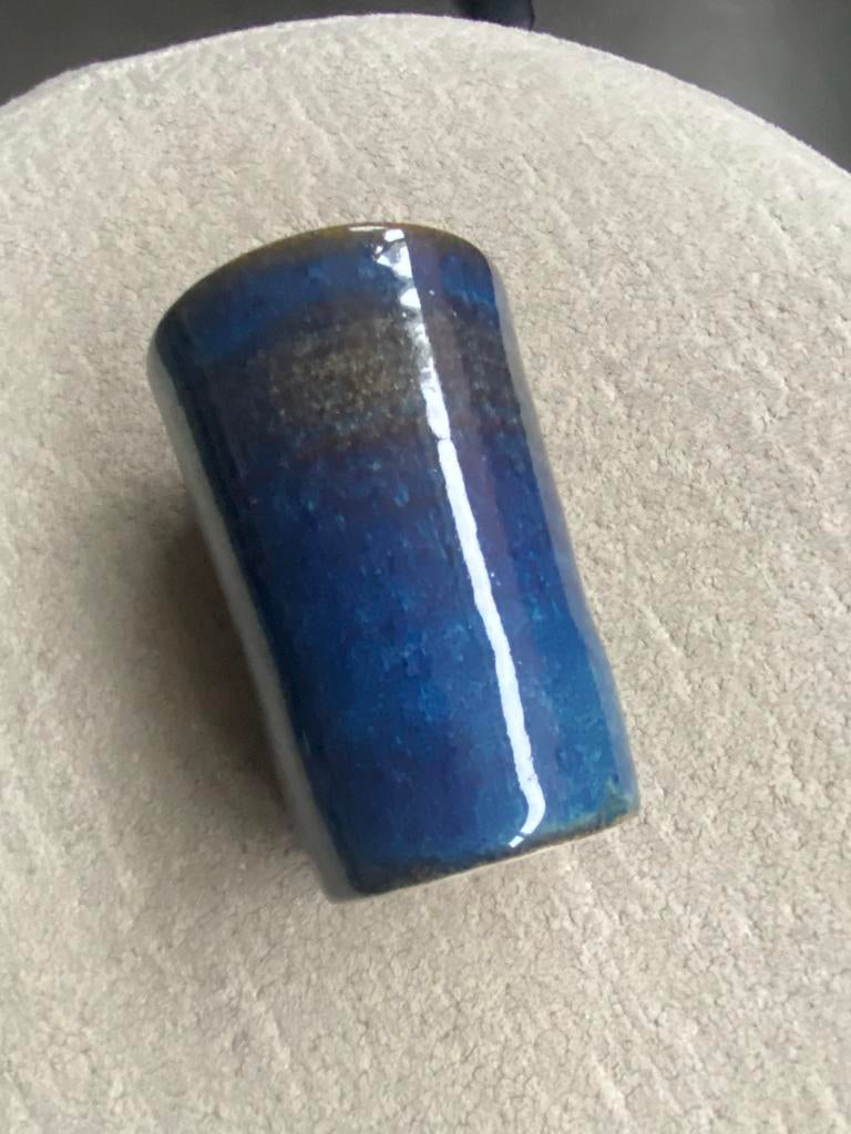 Blauwe Jan de Graaf keramiek vaas, Antiek en Kunst, Ophalen of Verzenden