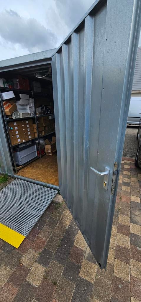 Gegalvaniseerde Containerbox 2x2m - Ideaal voor Opslag!, Auto diversen, Autostallingen en Garages