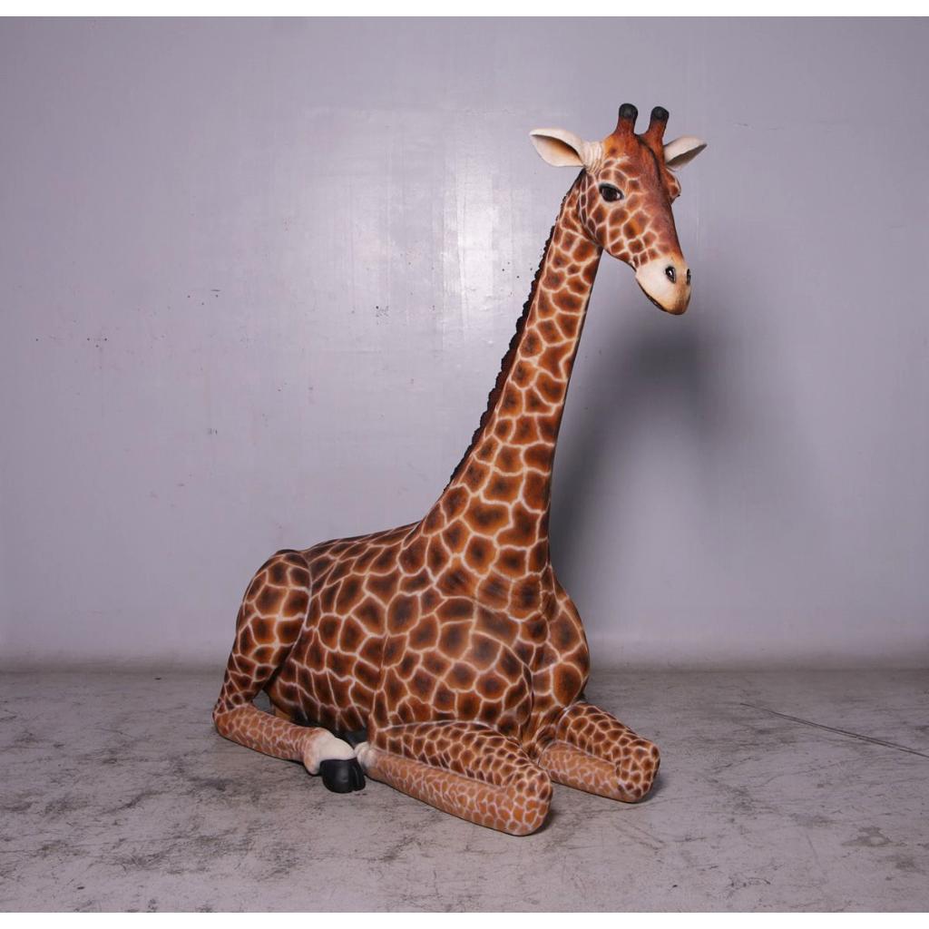 Sitting Giraffe beeld – Giraf Hoogte 200 cm, Verzamelen, Dierenverzamelingen, Ophalen, Nieuw, Overige typen