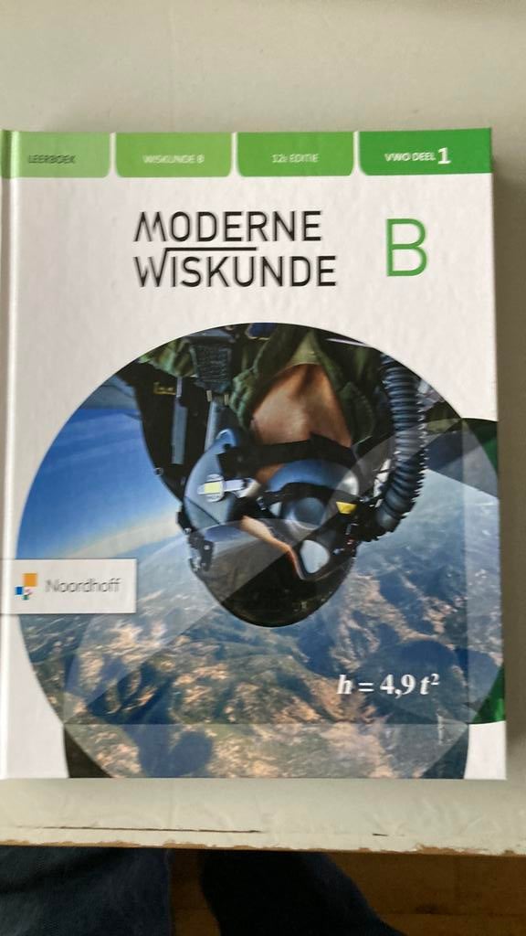 Moderne wiskunde B deel 1 vwo 12de ed., Ophalen of Verzenden, Nieuw, VWO