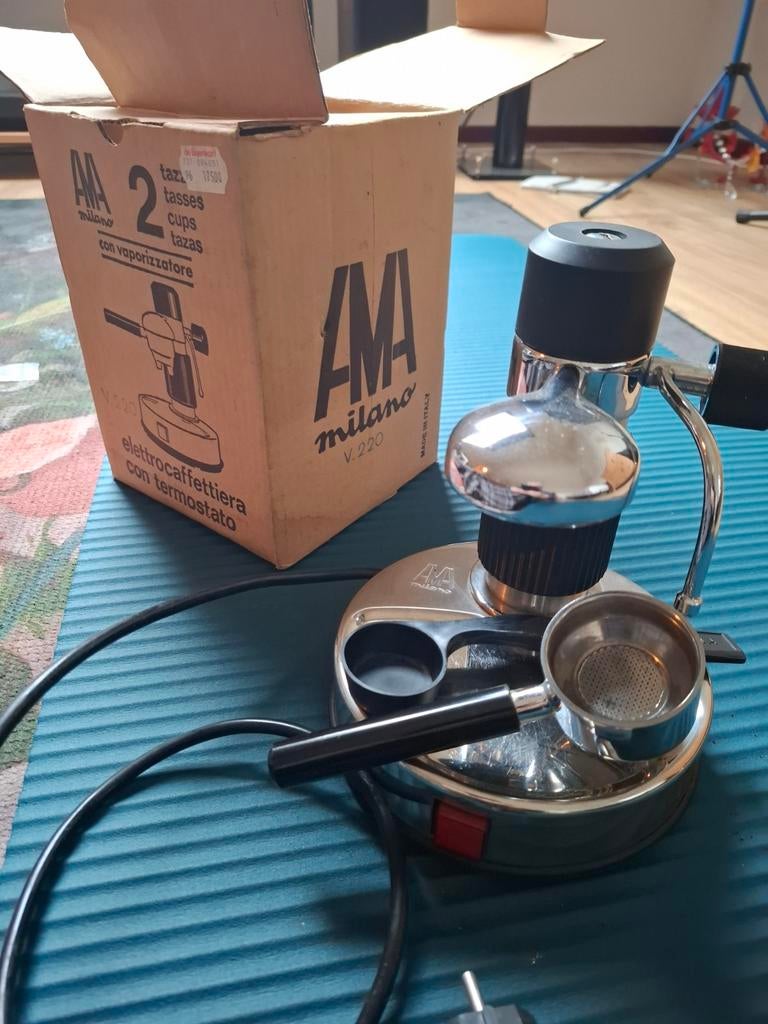 Ama Milano Espresso Machine - Nieuwstaat, Uniek!, Witgoed en Apparatuur, Koffiezetapparaten, Ophalen of Verzenden