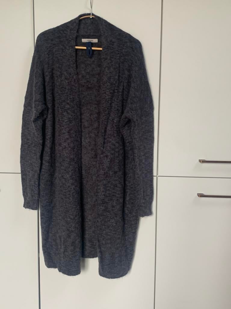 Humanoid vest blauw gemeleerd M, Verzenden, Zo goed als nieuw, Maat 38/40 (M), Blauw