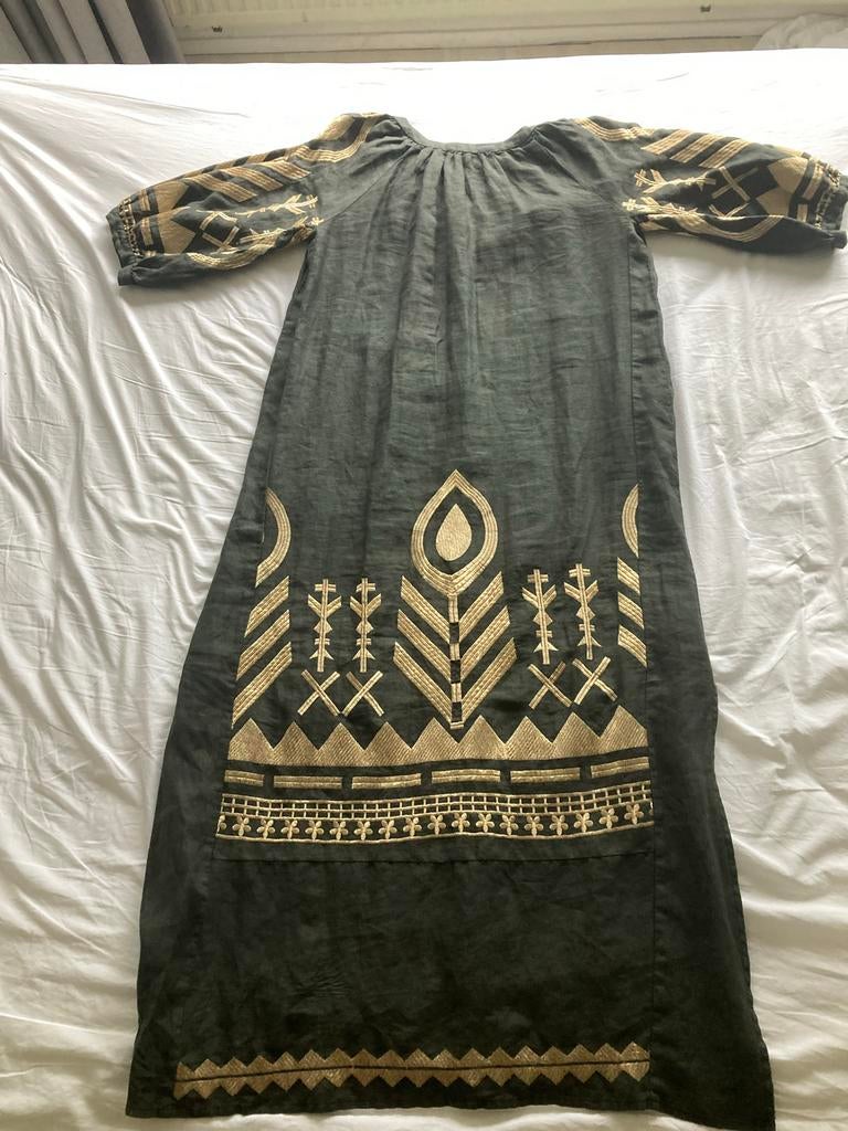 Greek Archaic Kori Kaftan Jurk XS - Nieuw!, Kleding | Dames, Ophalen of Verzenden, Nieuw, Maat 34 (XS) of kleiner, Zwart