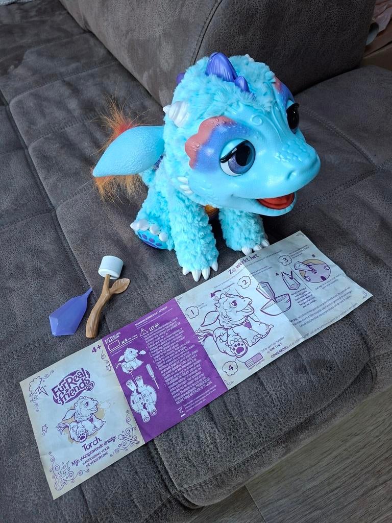 Superleuke FurReal Friends Torch Knuffeldraak, Kinderen en Baby's, Speelgoed | Overig, Zo goed als nieuw, Jongen of Meisje, Ophalen