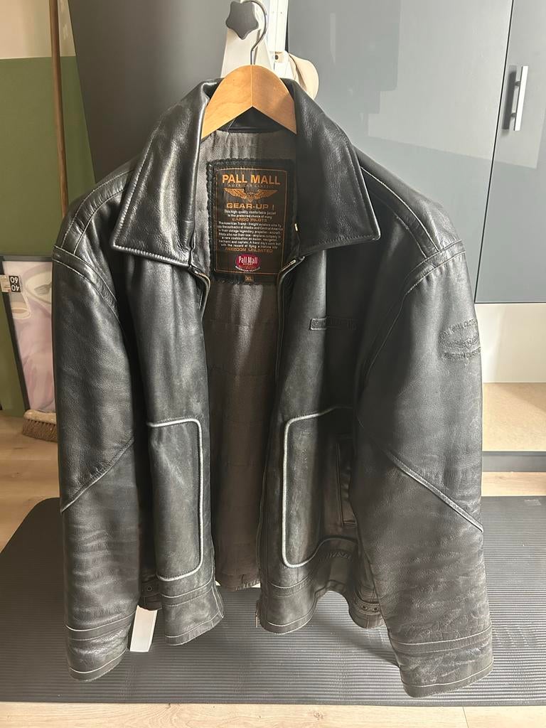 Leren pall mall jas, maat xl, goed in staat weinig gedragen., Ophalen of Verzenden, Zo goed als nieuw, Maat 56/58 (XL), Bruin