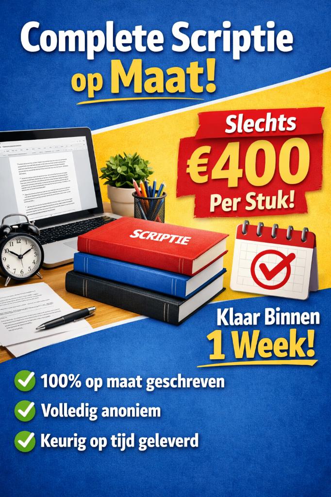Ik maak je gehele scriptie voor een vaste prijs (400 euro), Tekstschrijver