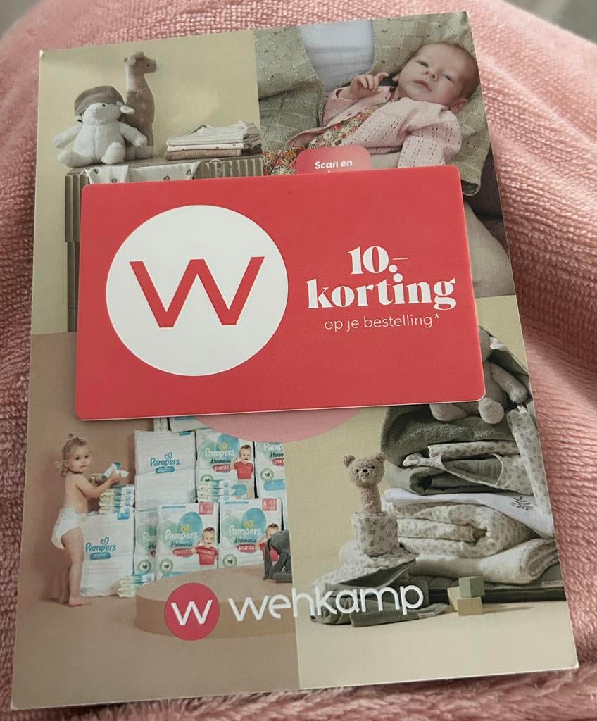 Wehkamp €10 korting, Ophalen of Verzenden, Winkel, Super of Benzinepomp, Zegels, Bonnen of Punten