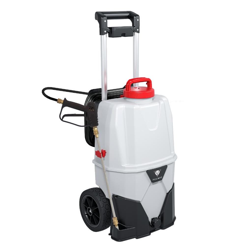 Elektrische spray drukspuit - softwash + 2 batterijen, Ophalen of Verzenden, Nieuw, Onkruidsteker