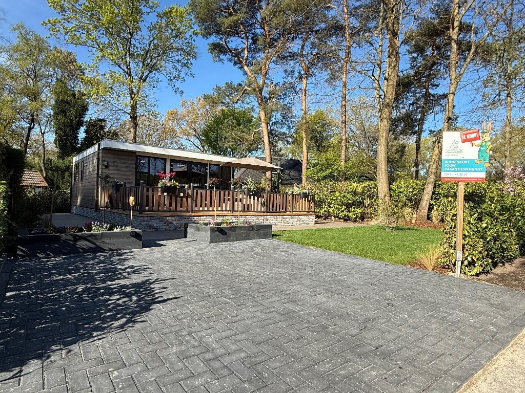 Prachtige vakantiehuis op ruime kavel op de Veluwe in H'wijk, Chalet, Gelderland, 2 slaapkamers