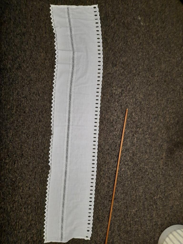 Antieke vitrage / valletjes, Ophalen of Verzenden, 100 tot 150 cm, Minder dan 100 cm