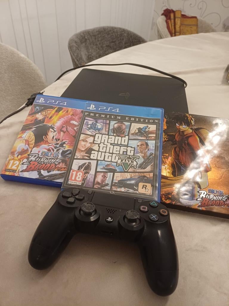 Ps4 met een paar spelletjes., Ophalen, Met 1 controller, Original