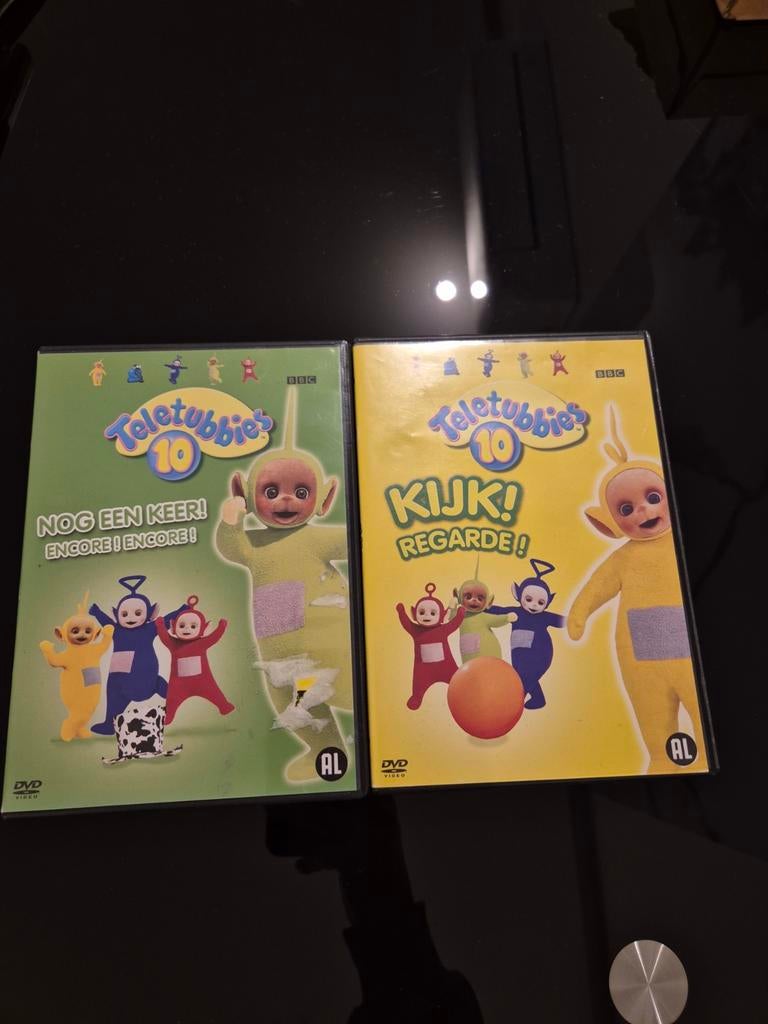 Teletubbies DVD 2x 3 euro, Alle leeftijden, Poppen, Boxset, Ophalen of Verzenden