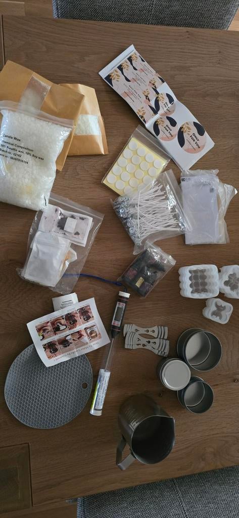 Compleet Kaarsen Maak Set, Ophalen of Verzenden, Nieuw