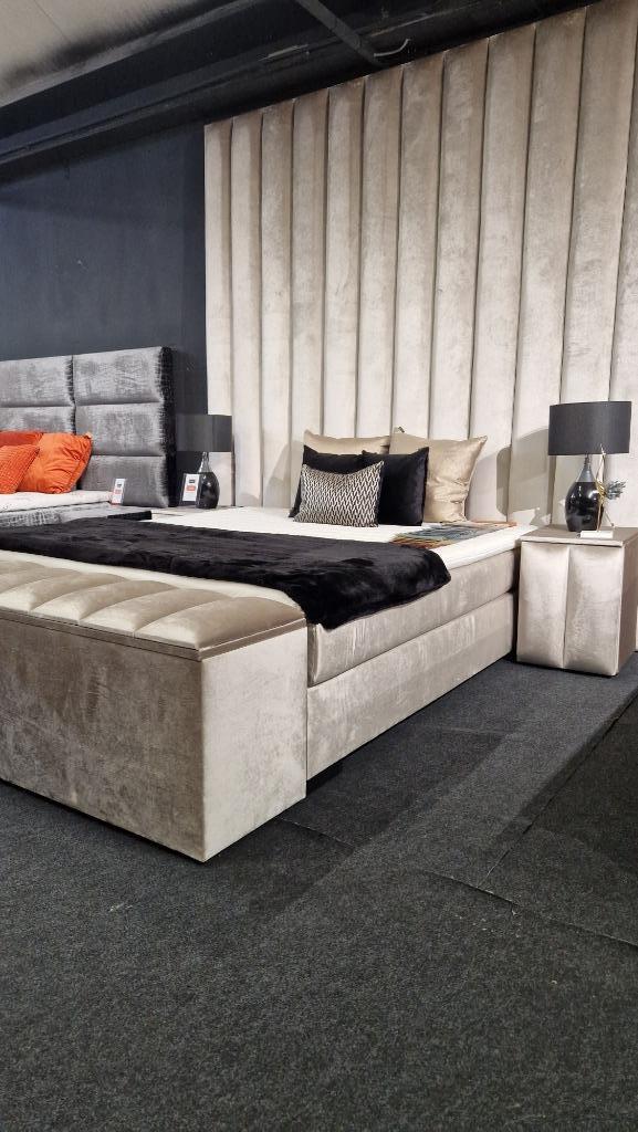 Luxury boxsprings | Snel leverbaar | Op maat | Utrecht, Huis en Inrichting, Slaapkamer | Boxsprings, Ophalen, 180 cm, 200 cm, Groen