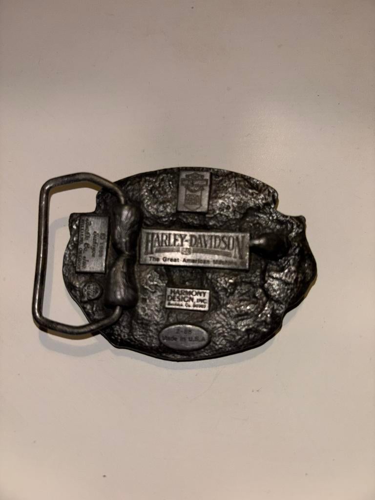 Harley davidson gesp, Kleding | Heren, Losse buckle of gesp, Overige kleuren, Ophalen of Verzenden, Zo goed als nieuw