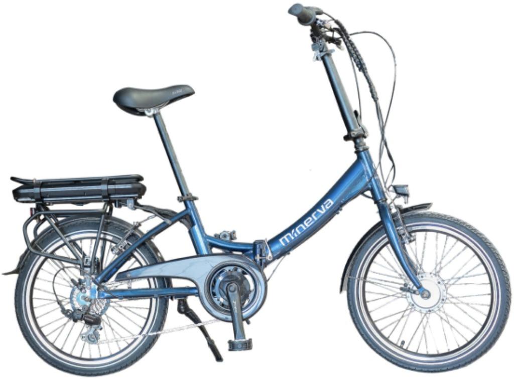 MINERVA ELEKTRISCHE VOUWFIETSEN HALF GELD!!!, Fietsen en Brommers, Elektrische fietsen, Ophalen of Verzenden, Nieuw, 50 km per accu of meer