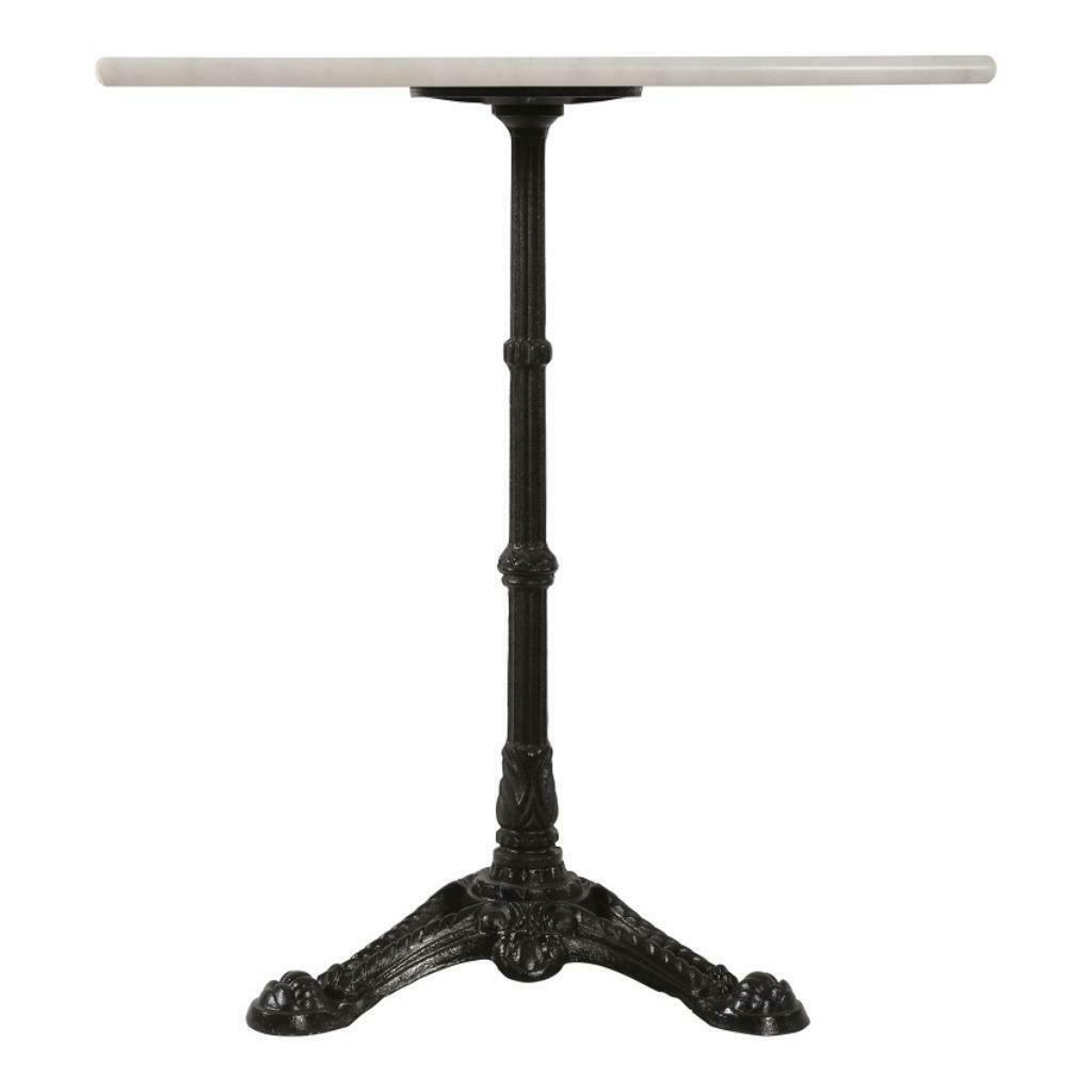 Bistro tafel gietijzer met vierkant marmer blad 60 x 60 cm, Tuin en Terras, Tuinsets en Loungesets, Ophalen of Verzenden, Nieuw
