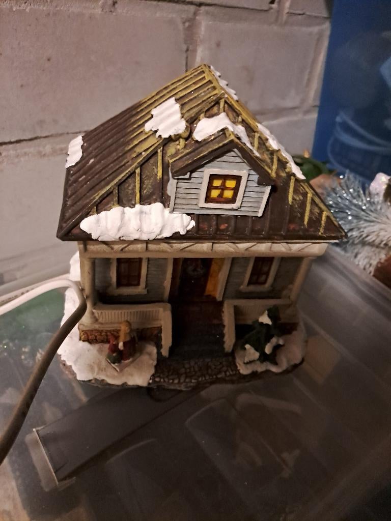 Te koop kersthuisjes, Diversen, Kerst, Ophalen, Gebruikt