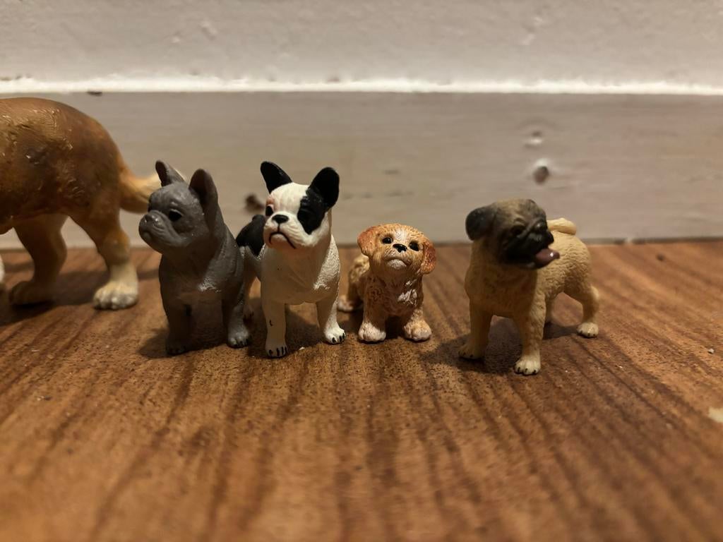 Verschillese Schleich Hondjes, Ophalen of Verzenden, Gebruikt, Hond of Kat, Overige typen