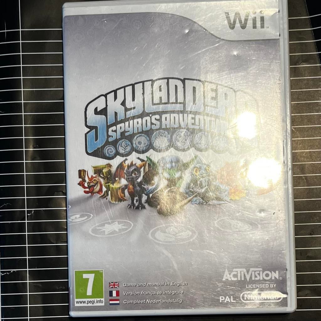 Skylanders Spyro’s Adventure Wii Los Spel, Avontuur en Actie, 2 spelers, Ophalen of Verzenden, Zo goed als nieuw