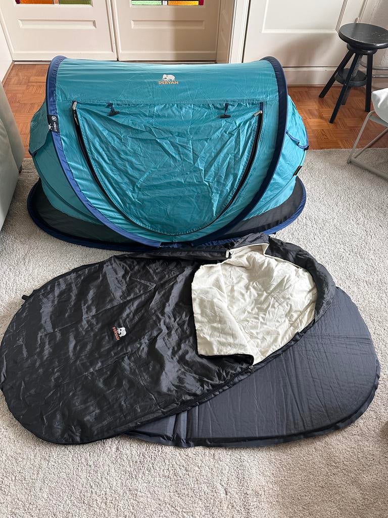 Deryan kindertent t/m 4 jaar, Caravans en Kamperen, Ophalen, Zo goed als nieuw, Tot en met 4