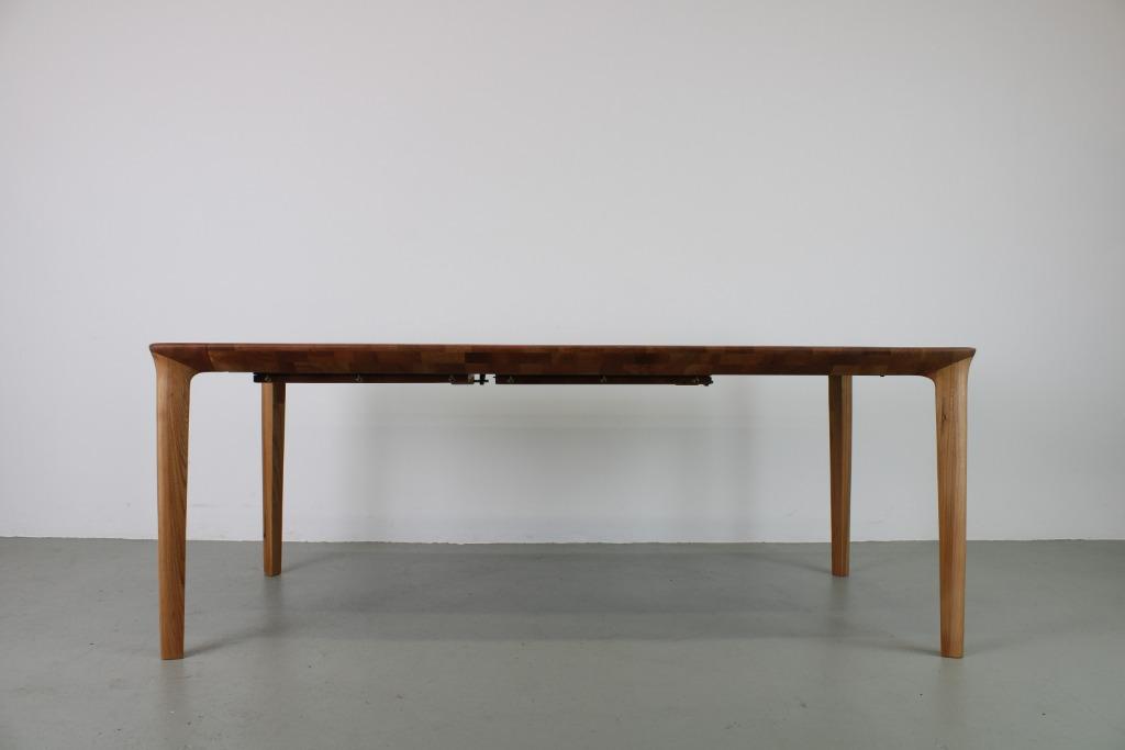 Artisan Tara Extension 200/94/76 + 2x55, Elmhout, Natural oi, Ophalen, 50 tot 100 cm, Vijf personen of meer, Rechthoekig