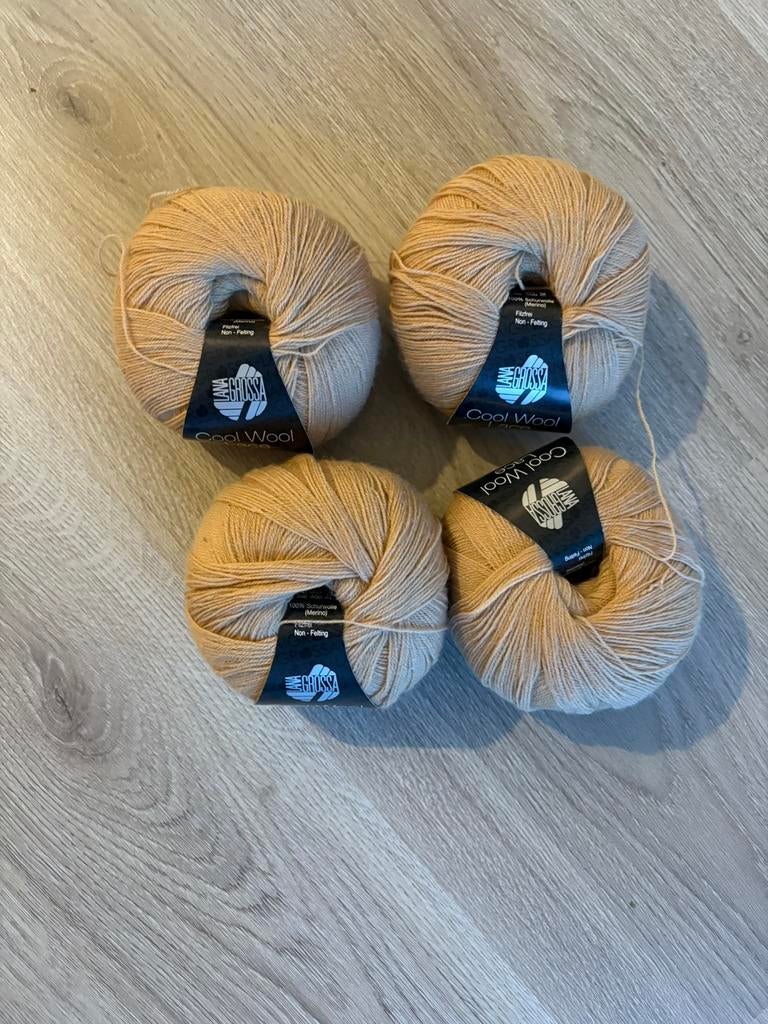 Lana Grossa Cool Wool Merino Fine, Ophalen of Verzenden, Zo goed als nieuw, Haken, Wol of Garen