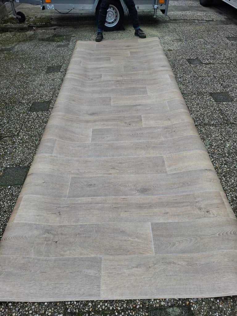 Nieuw Vinyl Vloerbedekking - 1.45m x 4m, Huis en Inrichting, Ophalen, Grijs, Nieuw, Minder dan 10 m²