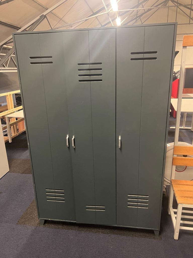 Lockerkast / kast met 3 deuren 123x40xH185 cm, 1 st