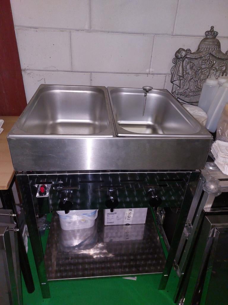 Frituur 40 Liter op gas 2x 16L/30L/ voor 50L/60L oliebollen, Ophalen, Vis