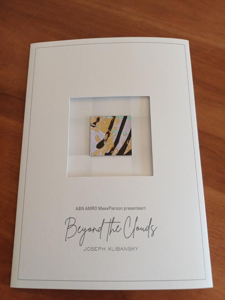 Beyond the Clouds; stukje uniek kunstwerk; Joseph Klibansky!, Ophalen of Verzenden