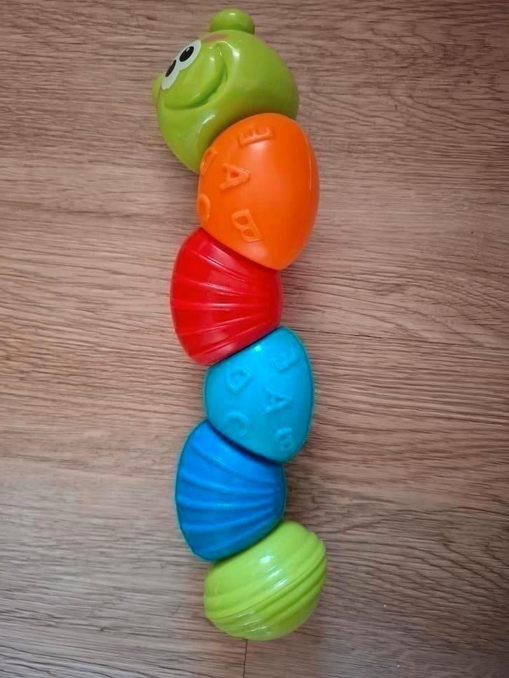 Rammelaar puzzel rups, Ophalen of Verzenden, Zo goed als nieuw, Rammelaar, Met geluid