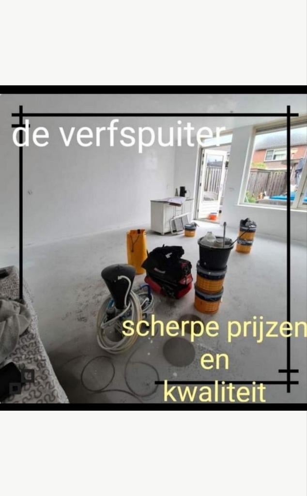 latex en muurverf spuiten