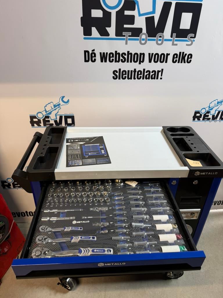 Gevulde metallo Gereedschapswagen  Bluetooth RVS werkblad, Doe-het-zelf en Verbouw, Gereedschap | Handgereedschap, Metallo1@hotmail.com
