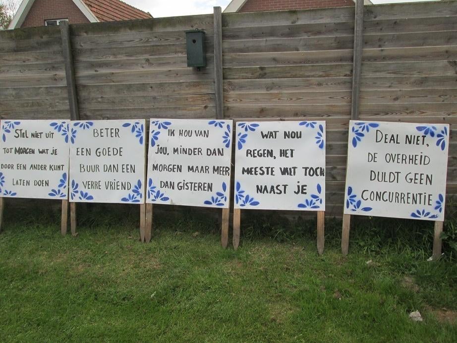 voor dorpsfeest straatversiering of verhuur, Ophalen, Gebruikt, Overige