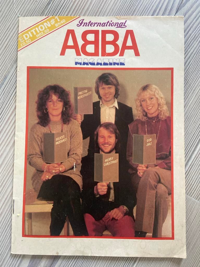 ABBA Magazine Nr. 1 - Jaren 80, Verzamelen, Ophalen of Verzenden
