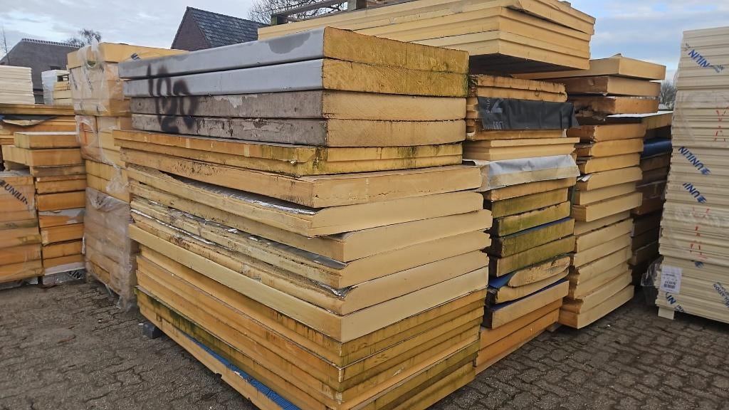 Opruimingspartij PIR Isolatie 120 tot 160mm, Ophalen, Dakisolatie, 12 cm of meer, Hardschuim (Pir)