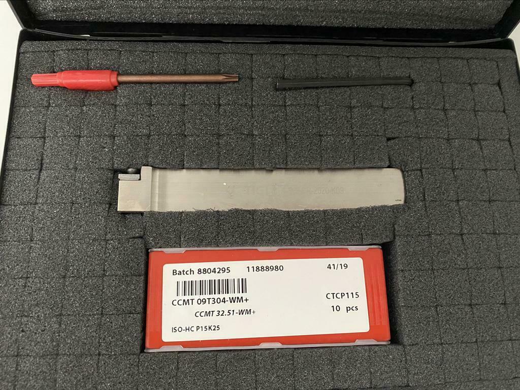 Draaiset beitel 20 x 20 met 10 x CCMT09 platen, Ophalen of Verzenden, Nieuw